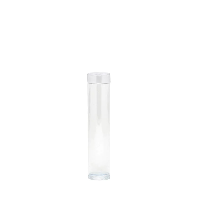 Plastic Clear Cylinder Container - 3-3/8″ x 3-1/8″ - 115C